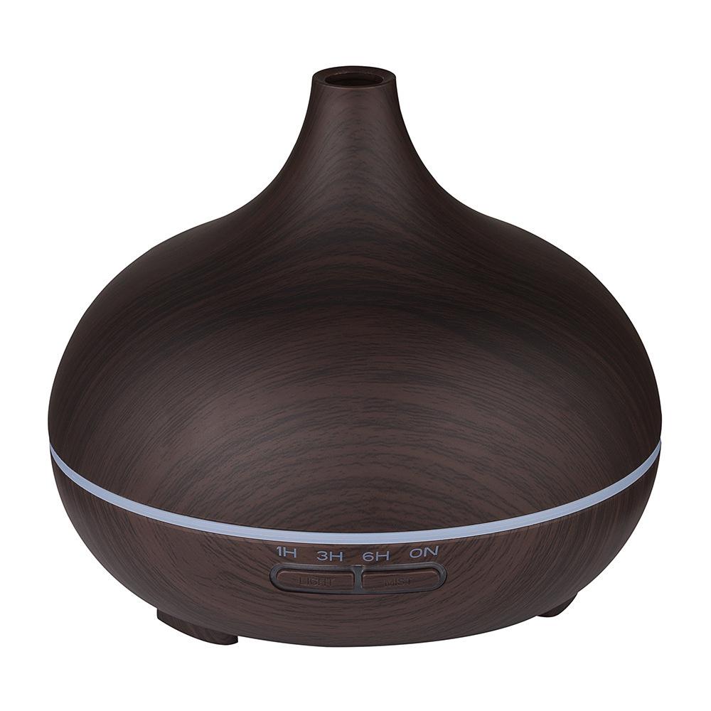 Large-Capacity Wood Grain Aromatherapy Diffuser, Silent Essential Oil Humidifier for Home, Office, Bedroom, Hotel