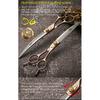 Fenice Professional 7.0/7.5/8.0 дюйма Сталь 440C Розовое золото Парикмахерские ножницы для ухода за домашними животными, мелкими животными, стрижки, изогнутые