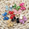 10pcs Cute Butterfly Alloy Jewelry Accessories Stained Glass Costume Decoration Metal Buttons
