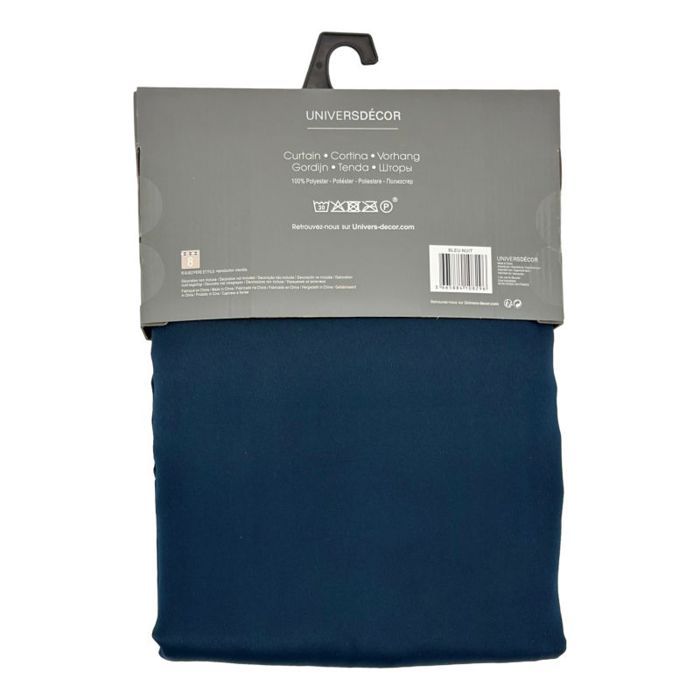 Звукоизолирующая и тепловая плотная штора на флисовой подкладке "Арктика" Midnight Blue