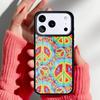 Чехол-бампер в стиле хиппи с ромашками и тай-дай цветами для iPhone 17 16 15 14 13 Pro Max Задняя крышка для 12 11 Pro Coque