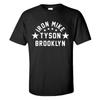 Футболка для тренировок в боксерском зале Iron Mike Tyson Brooklyn. Летняя хлопковая футболка с коротким рукавом и круглым вырезом для мужчин, новая