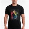 Unisexs Fish Yin Yang T Shirts Cotton Tops Summer Awesome Short Sleeve Tshirt O Neck Harajuku Pattern Tee Shirt Large Size