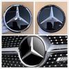 Эмблема решетки радиатора Mercedes Benz Логотип Звезда Значок решетки радиатора автомобиля Для W204 W205 X253 W213 W212 W176 W177 W167 W246 W117 Аксессуары