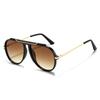 Personalized box sunglasses, new European and American retro fashion trendy driving UV-proof sunglasses