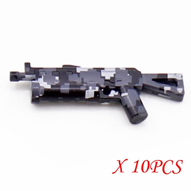 Блокируемая военная сумка для оружия MOC Пистолеты Собаки Парашют Конструктор Игрушки для детей с военными блокируемыми игрушками SWAT