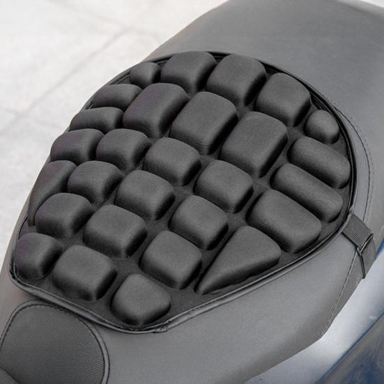 Подушка сиденья мотоцикла Дышащая подушка из EVA-резины и губки Подушка для езды на дальние расстояния Дорожная амортизирующая подушка сиденья