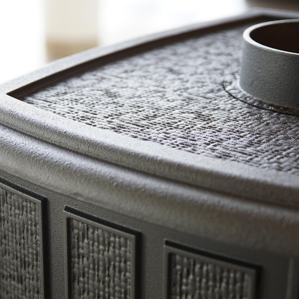 Чугунная печь на дровах KRATKI K6 Ø 130 8 кВт