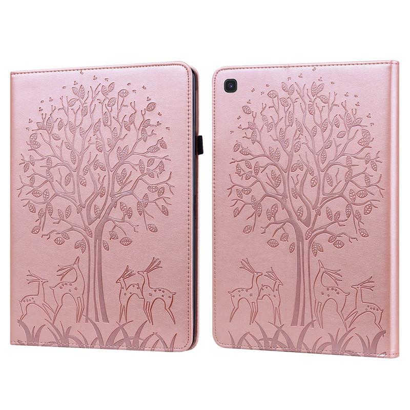 Tablet Case For Samsung Tab S5E Case Cover T720 10 5 Cute Flower Tree Embossed Soft TPU Silicone Back Cover For Funda Galaxy Tab S5e Case
