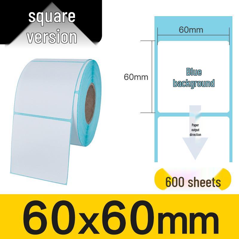 100x100x150mm Three-Proof Self-Adhesive Thermal Label Paper for Barcode Printing