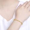 New Gold Plated Ball Beads Bracelet For Women Girls Fashion Chain Bracelet Wedding Jewelry Gift