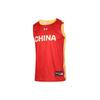 National Team Casual Breathable Round Neck Loose Basketball Vest Training Wear Men Tops Red 21600112-600