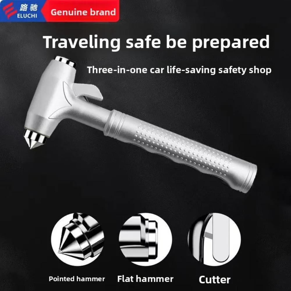 Новый односекундный стеклобой, многофункциональный инструмент для спасения жизни при аварийном побеге из безопасных автомобилей, разработан для использования в автомобиле