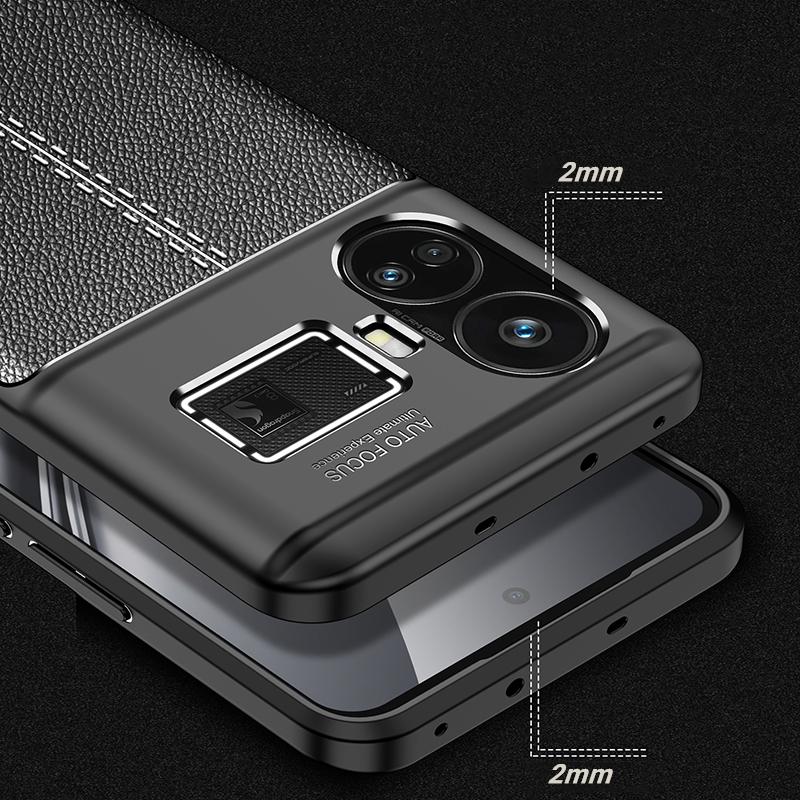 Чехол для Reame GT5 Чехлы Reame GT3 GT5 5G Чехол Оригинальный TPU Shell Противоударный PU Кожаный Силиконовый Чехол для Телефона Reame GT5