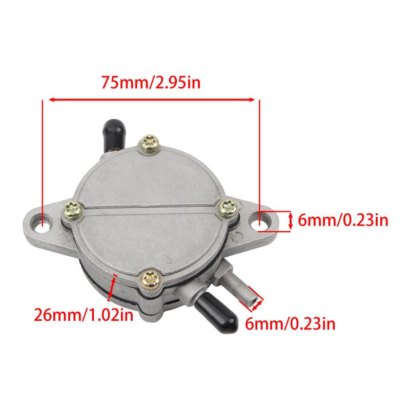for GY6 50cc 125CC 150CC 250cc Motorcycle Vacuum Fuel Pump Valve Petcock Switch DirtBike ATV Go-Kart Scooter Replacement Parts