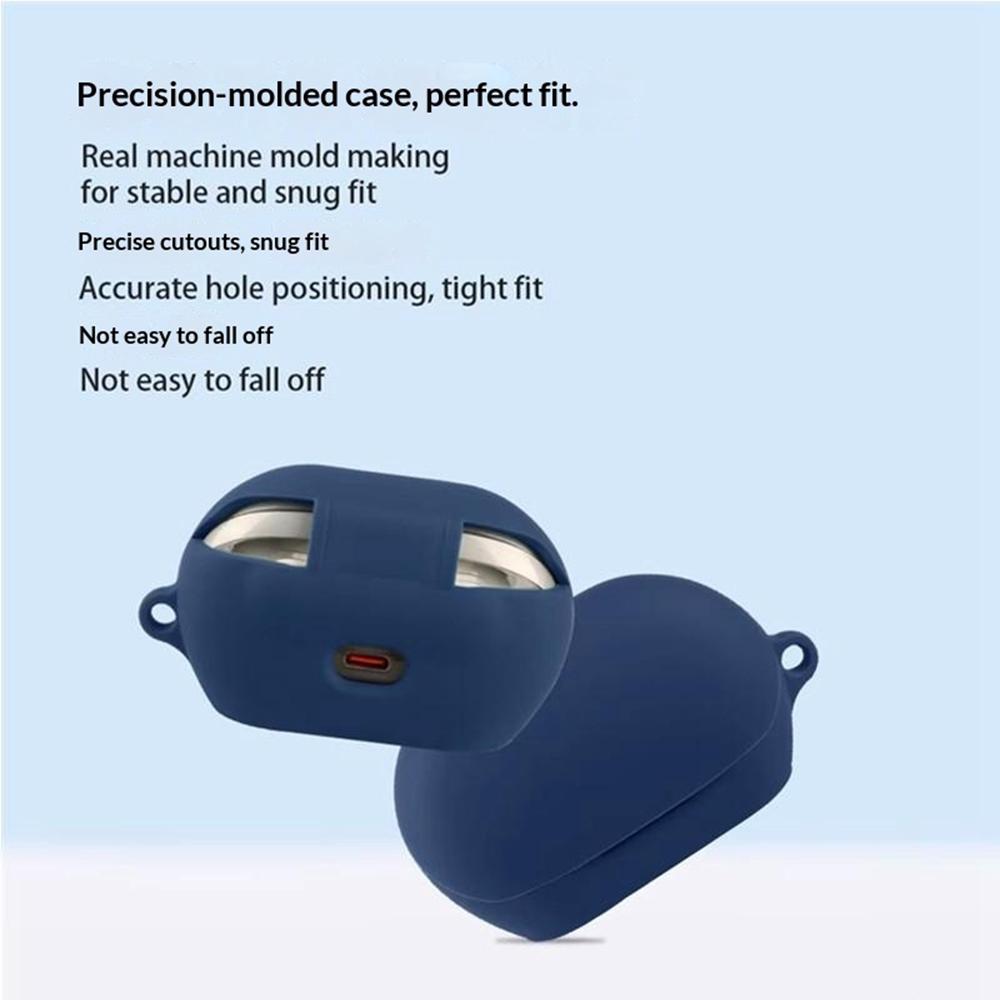 For JBL Soundgear Clips Silicone Case Wireless Earbuds Protective Cover with Anti-Lost Buckle