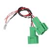 1 Pair ABS Door Speaker Wiring Harness Adapter Plug Connector 12V