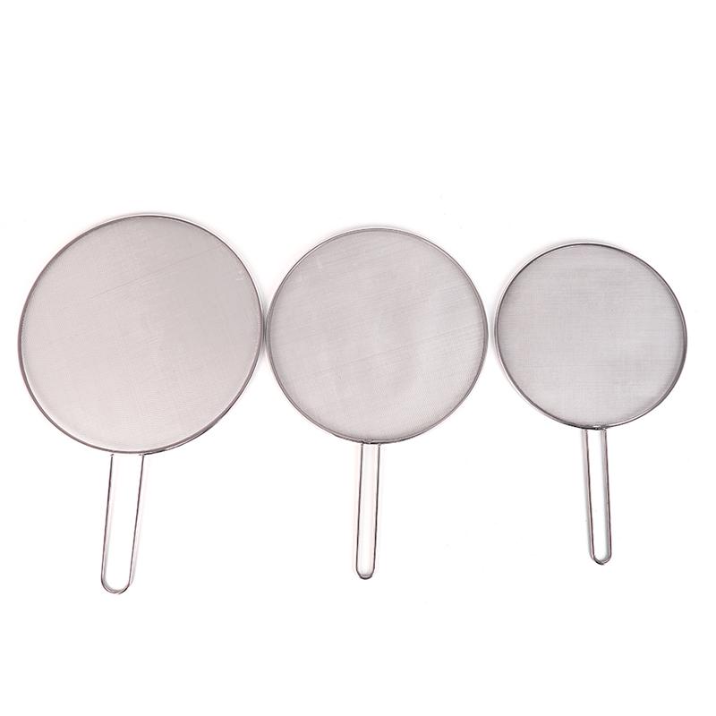 1X крышка из нержавеющей стали, маслозащитная сковорода, экран, защита от разливов