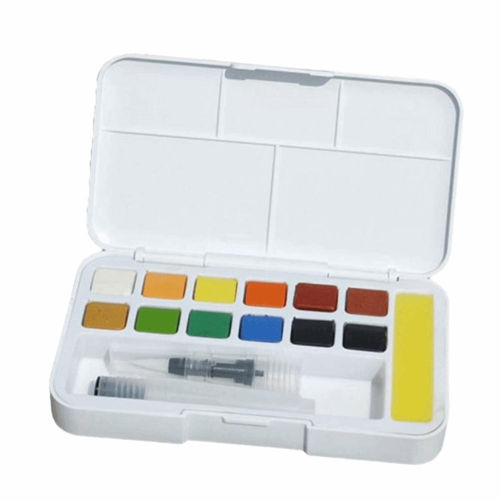 Professional Watercolor Pigment Kit 12/18/24/36 Colors DIY Painting Watercolor Kit Art Supplies