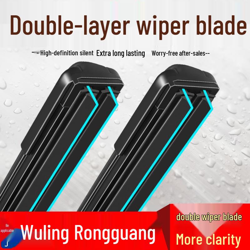 Совместимый стеклоочиститель для Wuling Rongguang: Однорядный/Двухрядный с двойными резиновыми полосками