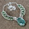 Indicolite Tourmaline Gemstone 925 Sterling Silver Jewelry Necklace 18" KKG-438