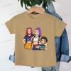 Kids T-shirt KPop Demon Hunters Print Fashion Casual Tops 2025 Movie Crew Neck Cartoon Girls Boys Tee Casual Baby Girl Clothes