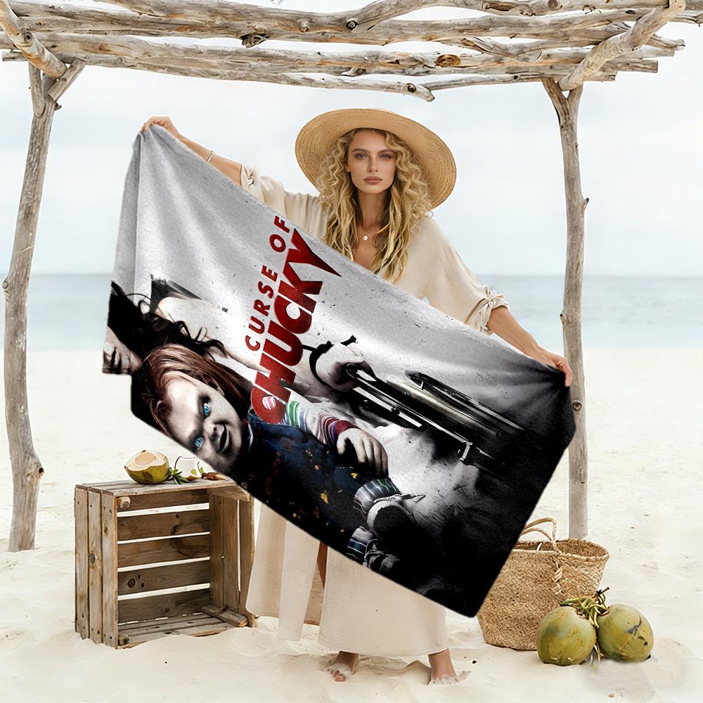 Chucky's Country Adventure Beach Towel Quick-Dry Soft Microfiber Comfortable Lightweight