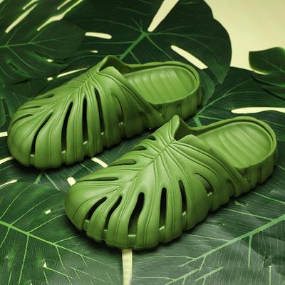 Шлепанцы Monstera для мужчин, летние и женские уличные тапочки, мягкие лесные шлепанцы Eva для кемпинга, трендовые шлепанцы унисекс, пляжная обувь, домашние тапочки