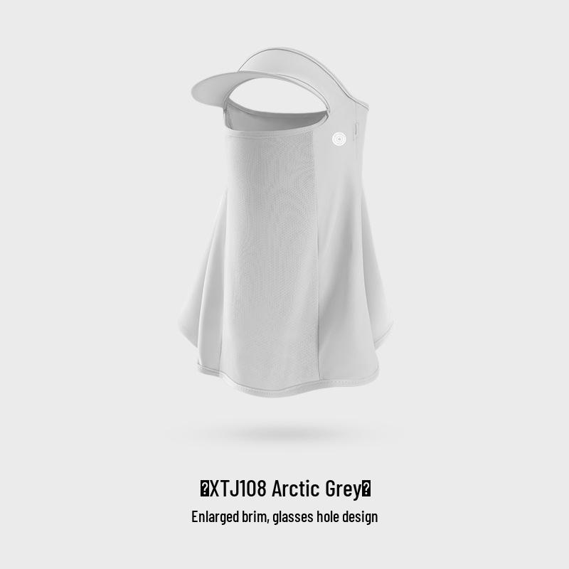 Женская летняя маска для лица из ледяного шелка с защитой от УФ-лучей для велоспорта и гольфа - XTJ91