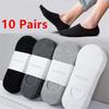 10 Pairs Non-Slip Silicone Invisible Ankle Socks Cotton Summer Boat Socks for Men And Women Male Invisible Cotton Sock Slippers