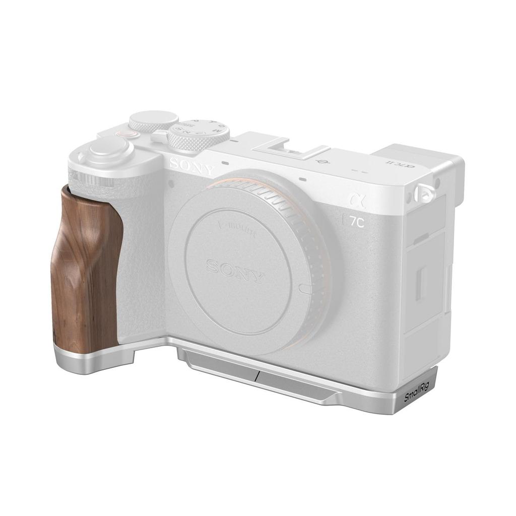 SmallRig A7C II A7CR Hand Grip Grip Camera Grip for SONY Quick Release Lightweight Wooden Side Quick Switching Between Tripod and Handheld Shooting