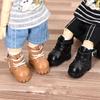 Dress Up Doll Leather Boots Pretend Play Obitsu 11 Doll Shoes DIY Toy Ob11 Shoes  For Penny