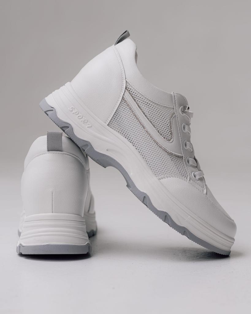 Кроссовки текстильные Prima d'Arte 5162 36 белые кожа