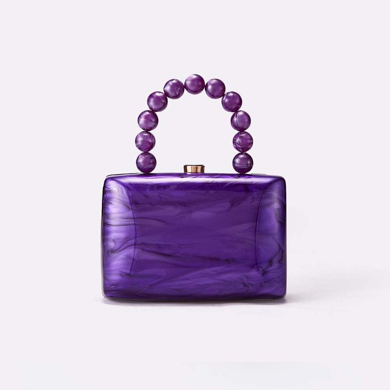 Crossbody Bag New Evening Fashion Handbag Acrylic Shoulder Women's Branded Bags Luxury Designer Korean Peddler Handbags Bucket