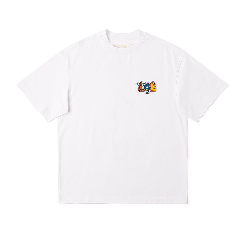 Lee X Melting Sadness T-Shirts Unisex White Crew Neck LUT0092004DR00FK14000