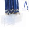 XP Design Name Tag Strap Name Strap Neck Strap Name Tag ID Card Case Clip Holder 100 (Blue Sets)