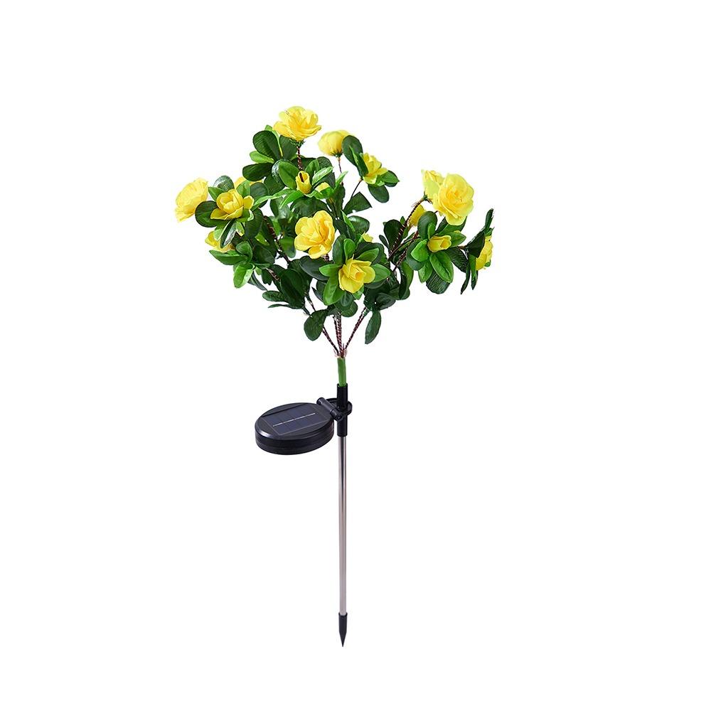 High Brightness Solar Azalea Light Energy Saving Flowers Lawn Lamp Outdoor Courtyard