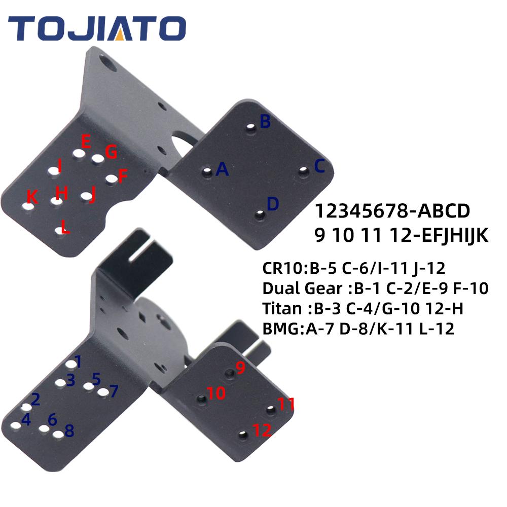 Ender 3 Direct Drive Upgrade Conversion Bracket for Ender 3 V2 Pro Cr10 3D Printer for B-MG&Dual Gear&Bowden Titan Extruder