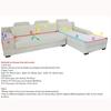 Plush Sofa Cover Non-slip Covers For Sofas 1/2/3 Seater Chaise L Shape Couch Slipcovers Solid Color Sofa Covers For Living Room
