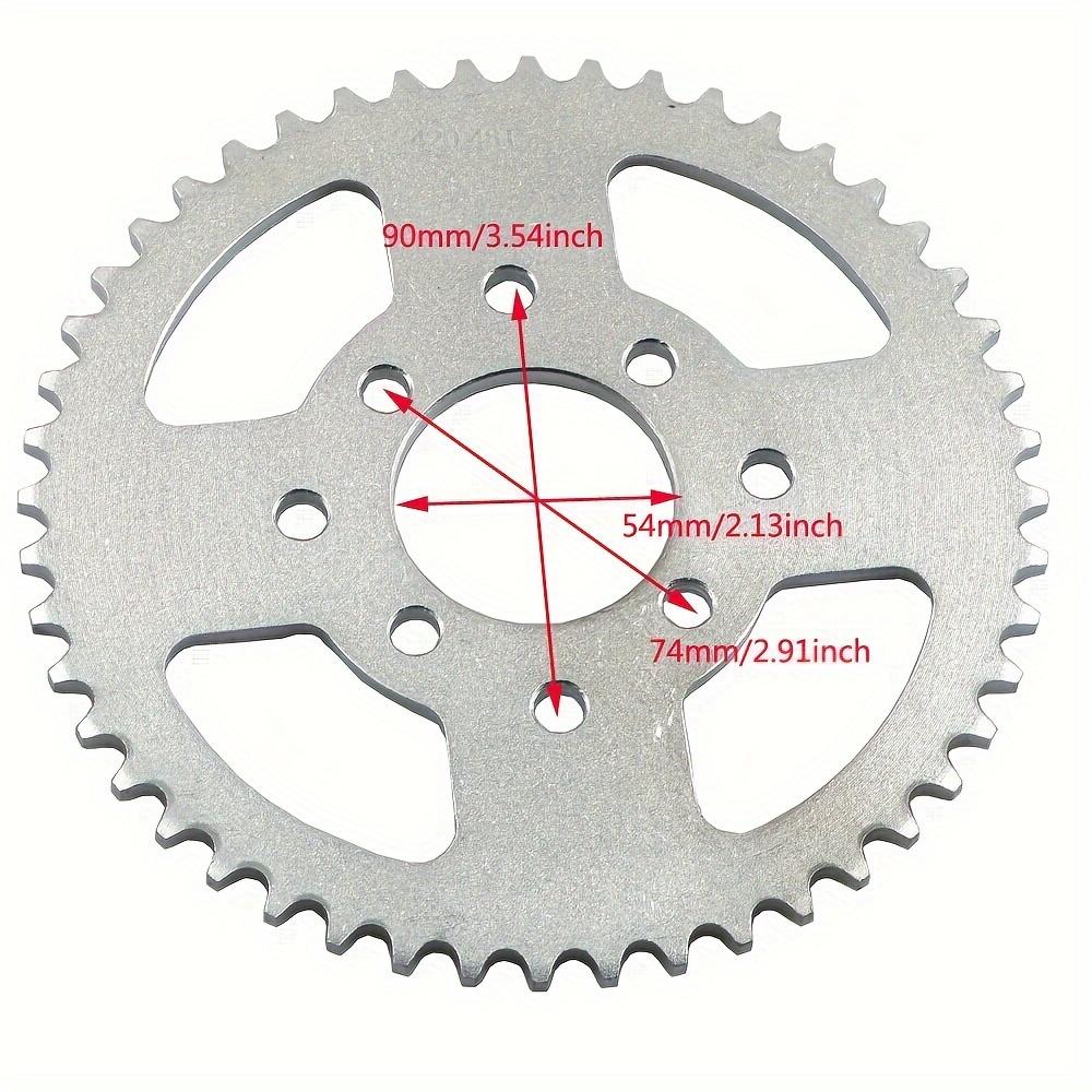 Go Kart Sprocket 40/41/420 Chain 60T Sprocket with 2-1/8" Bore 8 Hole for Go Kart Cart Mini Bike Powersports Heavy Duty Parts