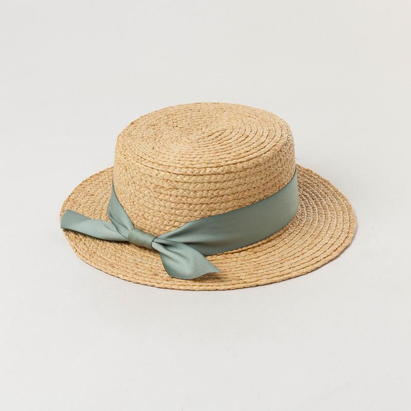 Summer Handmade Raffia Grass Holiday Kids Fedoras Cap Children Leisure Panama Jazz Hat