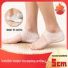 Невидимые силиконовые накладки на пятки: Унисекс стельки для увеличения роста с интегрированным дизайном
