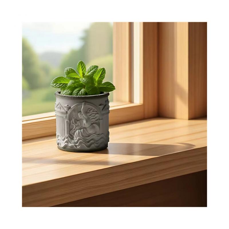 DIY Epoxidharz-Kerzenbecher, Vase, Aufbewahrung, Silikonform, die Geburt der Kreativen , Gipsbecher-Herstellungsform