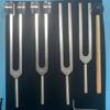 Aluminum Alloy Tuning Fork 128Hz 136.1Hz 256Hz 384HZ Golden Tuning Forks Set Healing with Base Meditation Yoga Diapasons Therapy