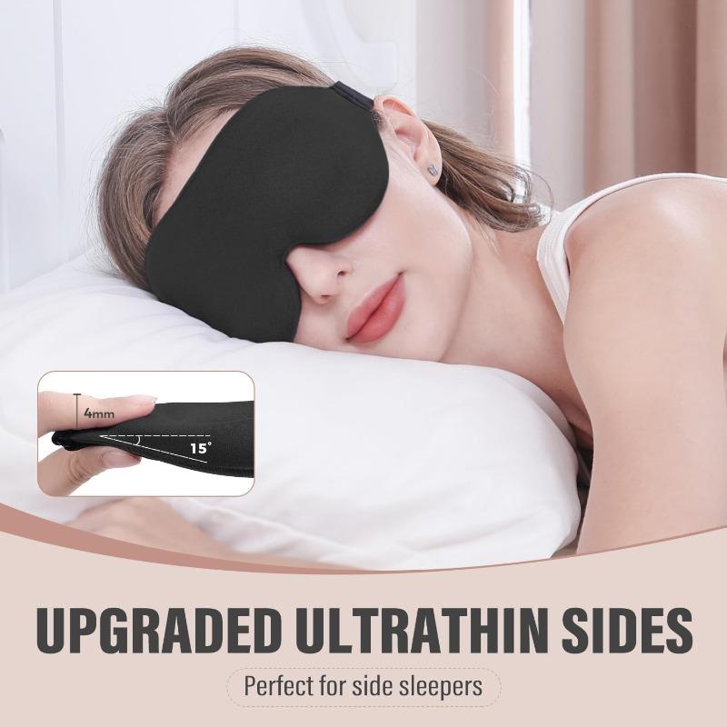 Breathable 3D Eye Mask Adjustable Suitable for Men and Women with No Pressure on the Eyes and Light Blocking Sleep Eye Mask