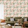 Forest Animals Wallpaper White and Beige for Living Room and Bedroom 50x1000