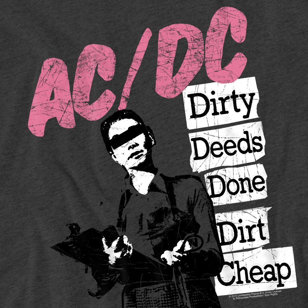 AC/DC Unisex Adult Dirty Deeds T-Shirt