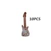 City Building Blocks Accessories Cup Plate Backpack Basket Barrel Candlestick Hammer Wrench Key Guitar Creative Brick Toy Gift