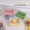 6-color folding plastic storage box, student desk tidying tape, stationery folding basket, storage basket, storage box