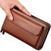 Commuter Handbag Men's Business Clip Bag Men's Long Casual Zipper Wallet Waterproof
